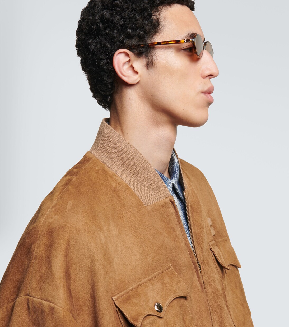 Ovale Sonnenbrille in Braun - Miu Miu | Mytheresa 