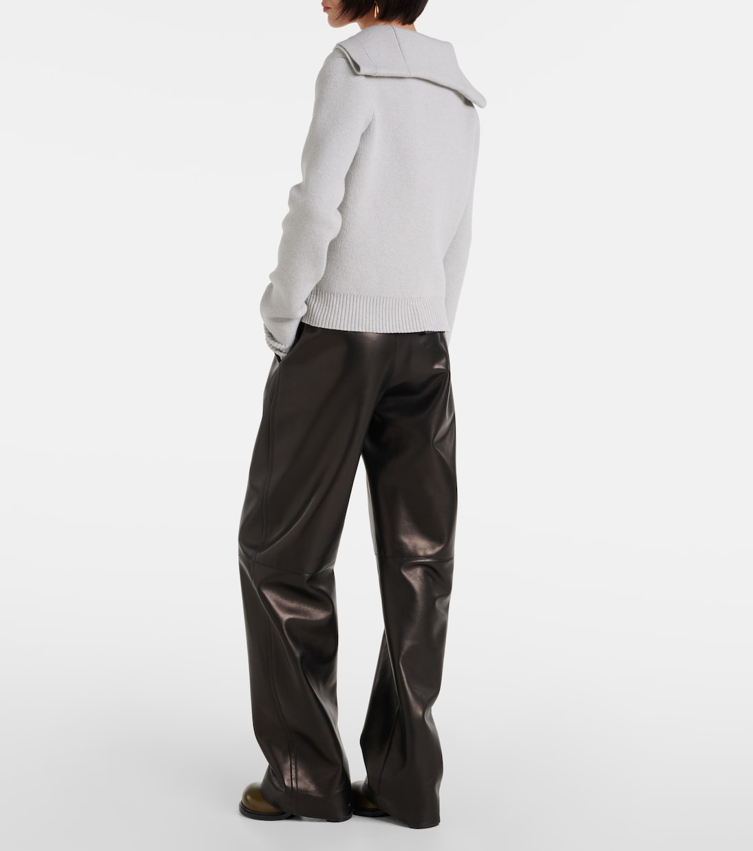 Bottega Veneta Men Biscuit Wool Cardigan