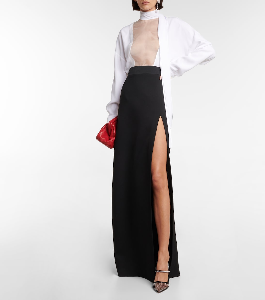 Verzierte Pumps aus Mesh in Schwarz - Miu Miu | Mytheresa