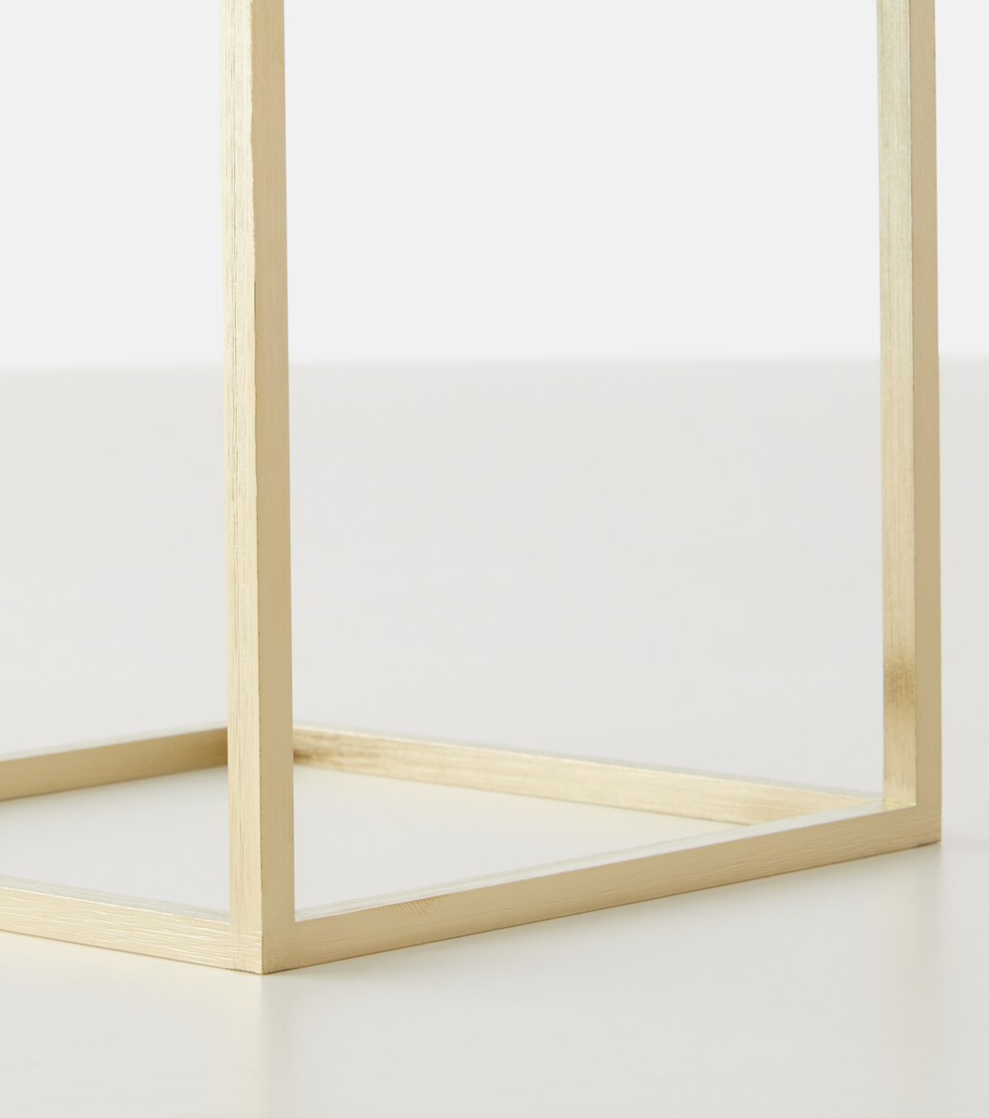 Kubus 4 candle holder by Mogens Lassen in gold Audo Copenhagen