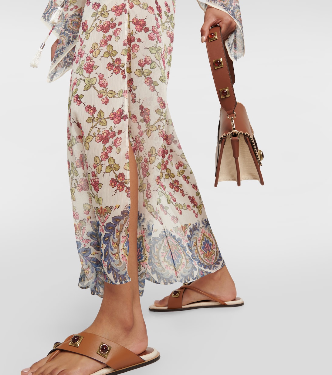 Etro Multicolor Polyester Pants main image 0