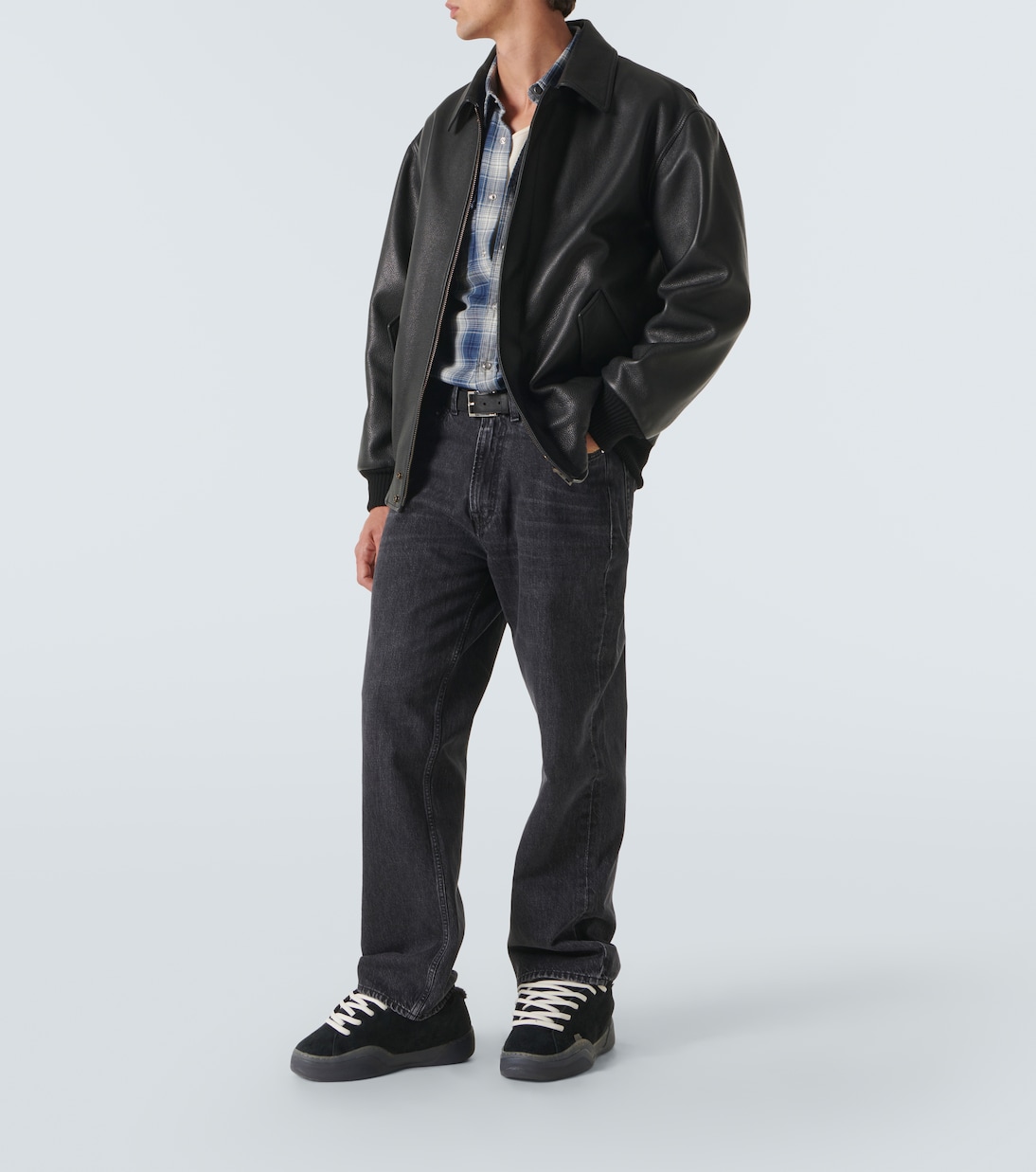 Sneakers Vamps aus Veloursleder in Blau - ERL | Mytheresa 