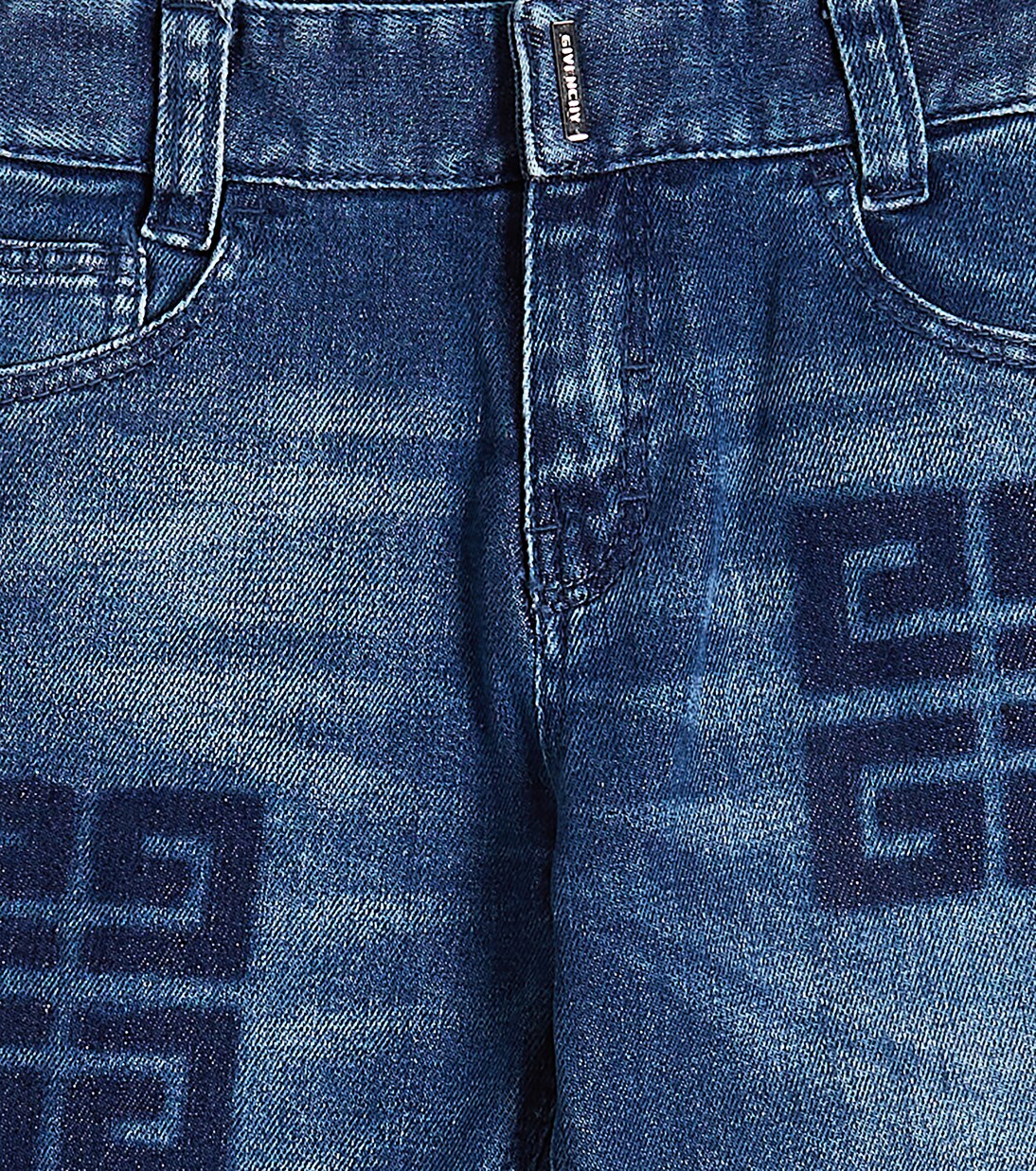 4G mid-rise straight jeans in blue - Givenchy Kids | Mytheresa