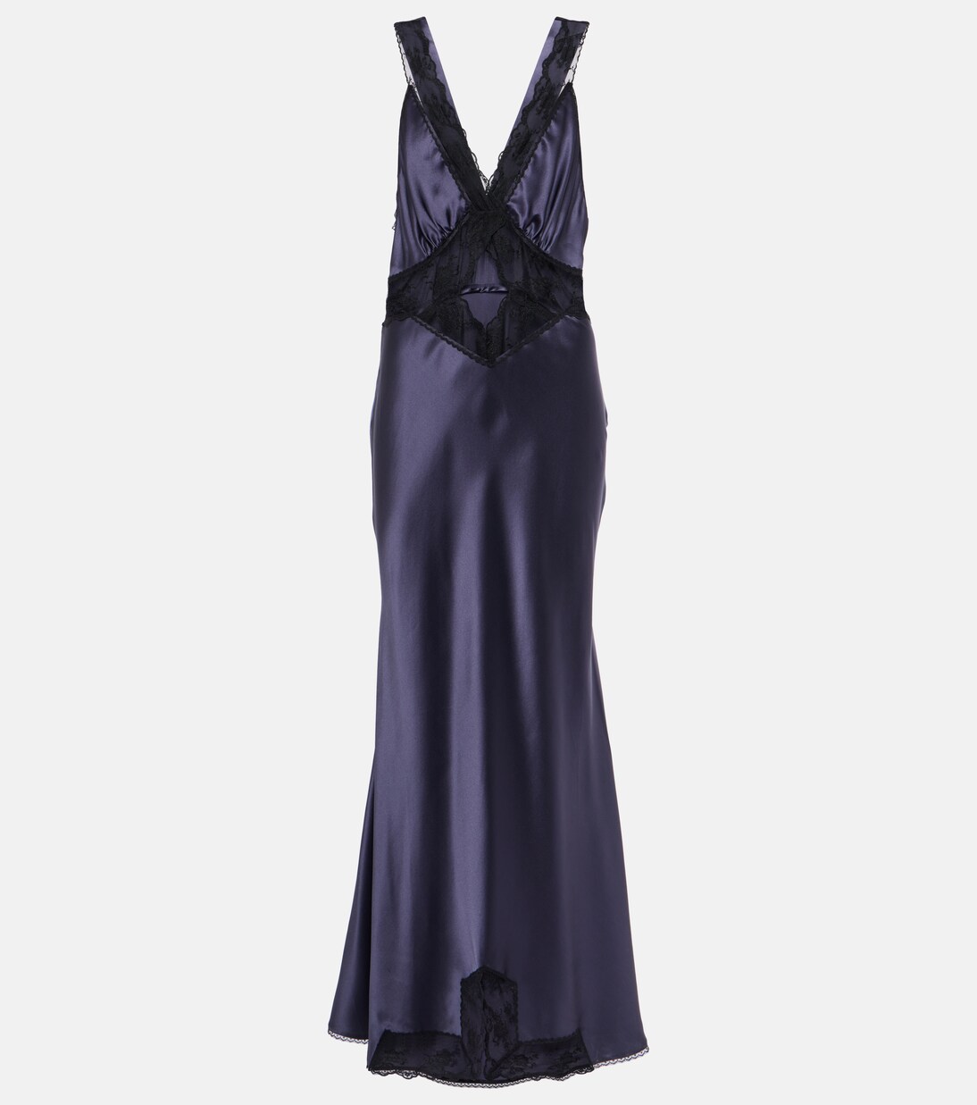 Arpeggio Blue Silk Gown