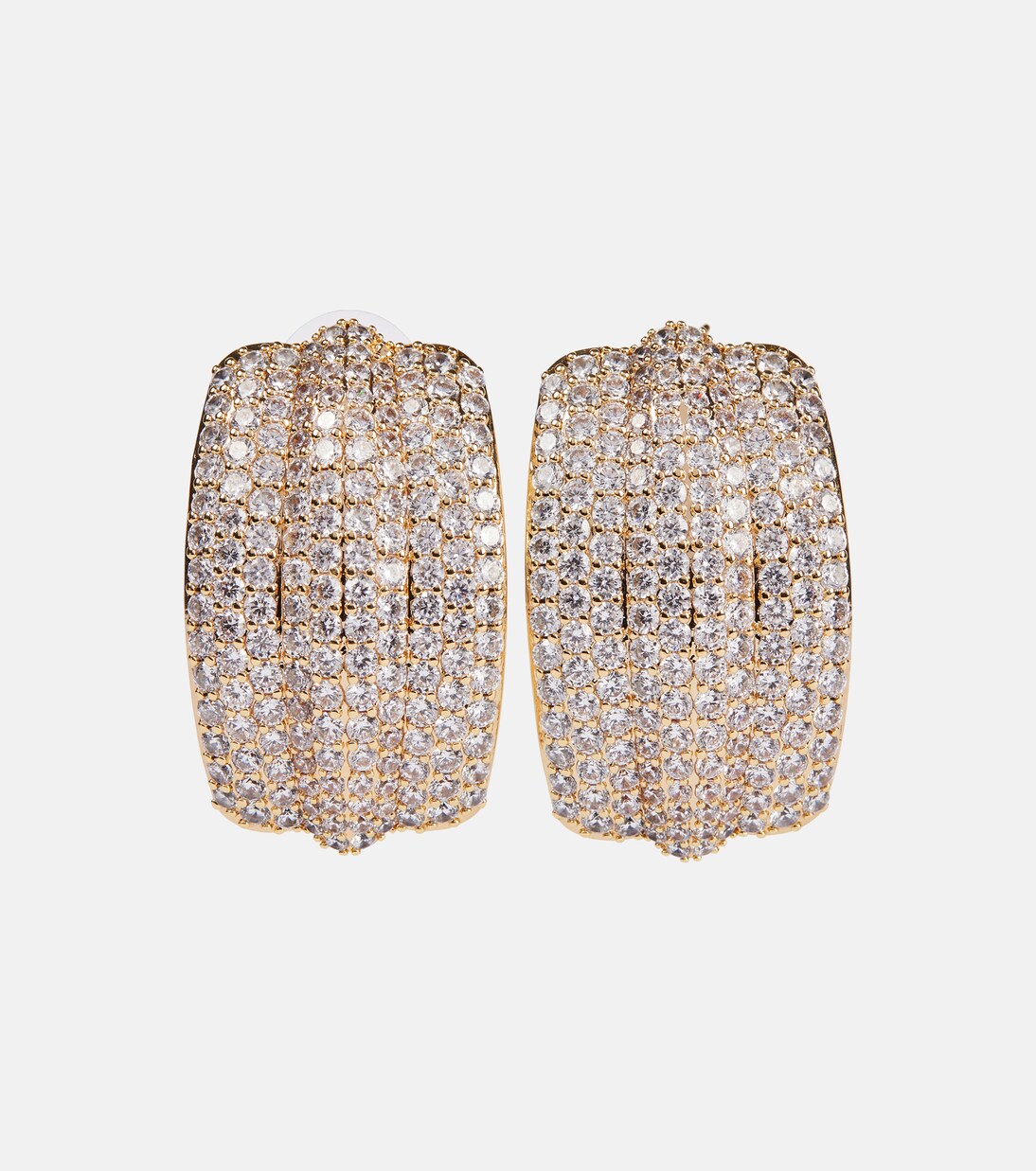 Self-Portrait Gold Brass Earrings