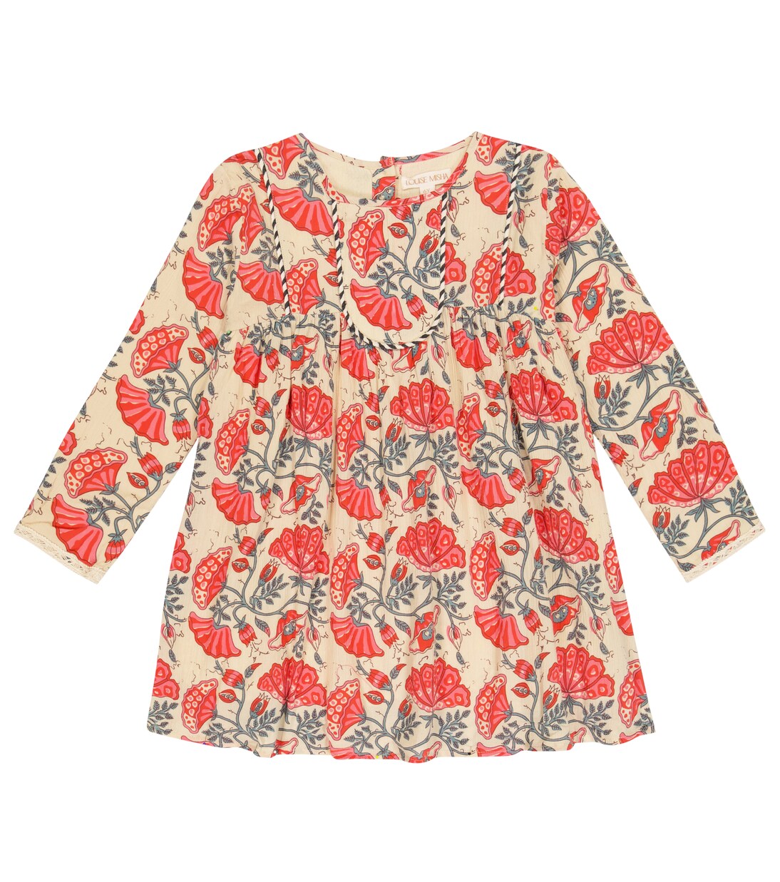 Floral cotton dress in multicoloured - Louise Misha | Mytheresa