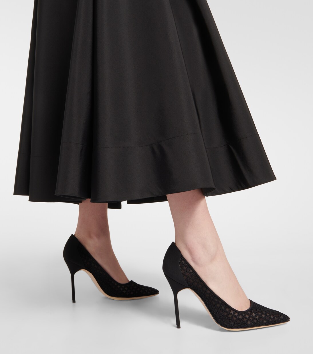 Pumps Bbla aus Spitze in Schwarz - Manolo Blahnik | Mytheresa 