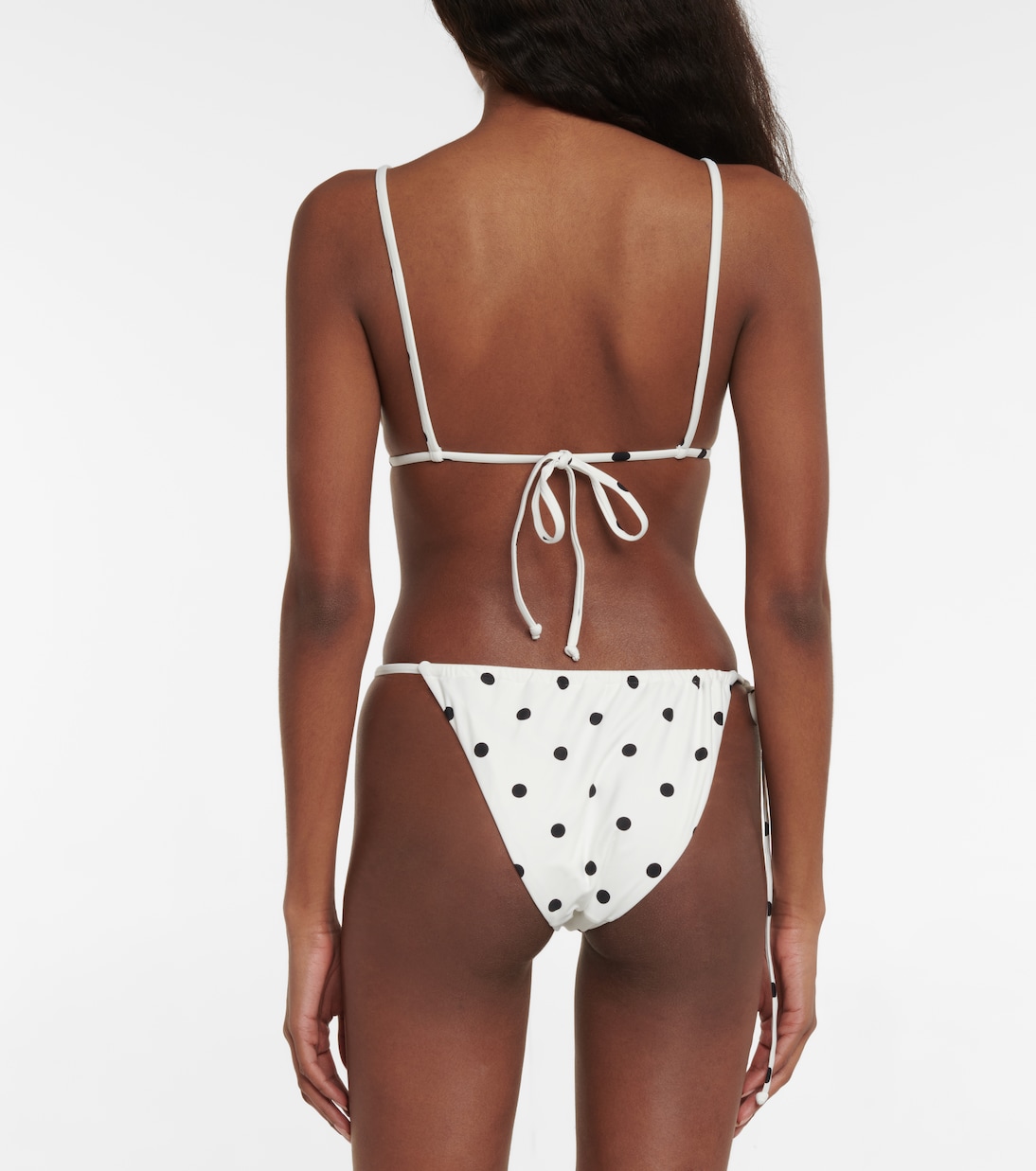 Devin polka-dot bikini top | SIR