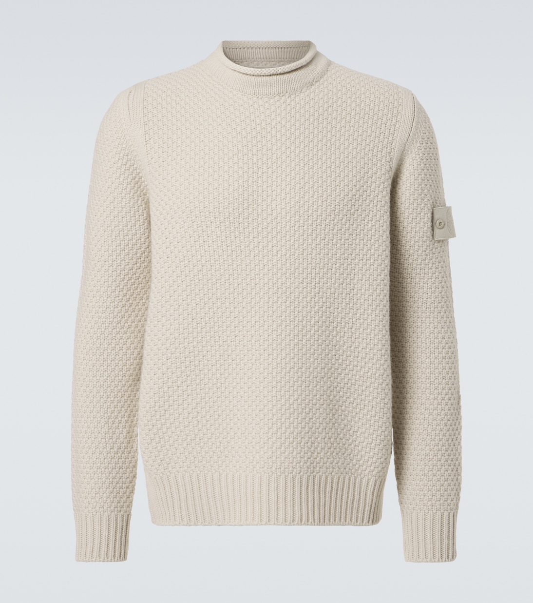 Stone Island T-shirt in jersey a maniche lunghe con Compass K2S162100003