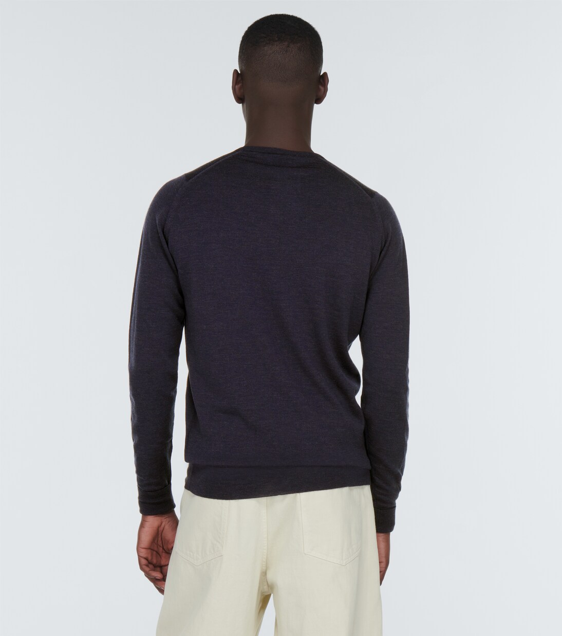 Pullover Marcus aus Wolle in Grau - John Smedley | Mytheresa
