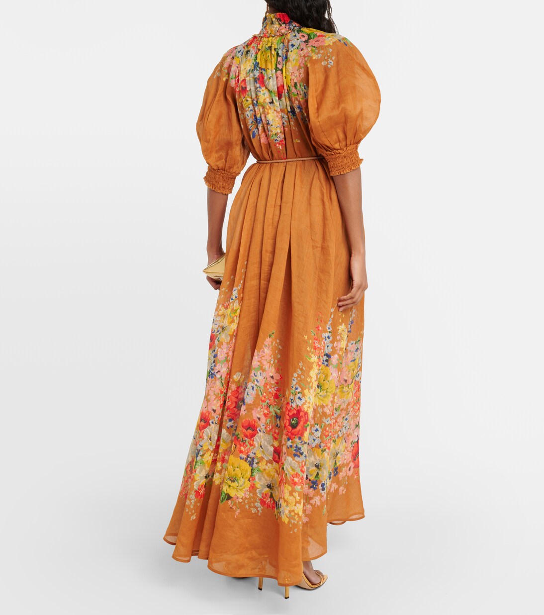 Alight floral maxi dress in orange - Zimmermann | Mytheresa