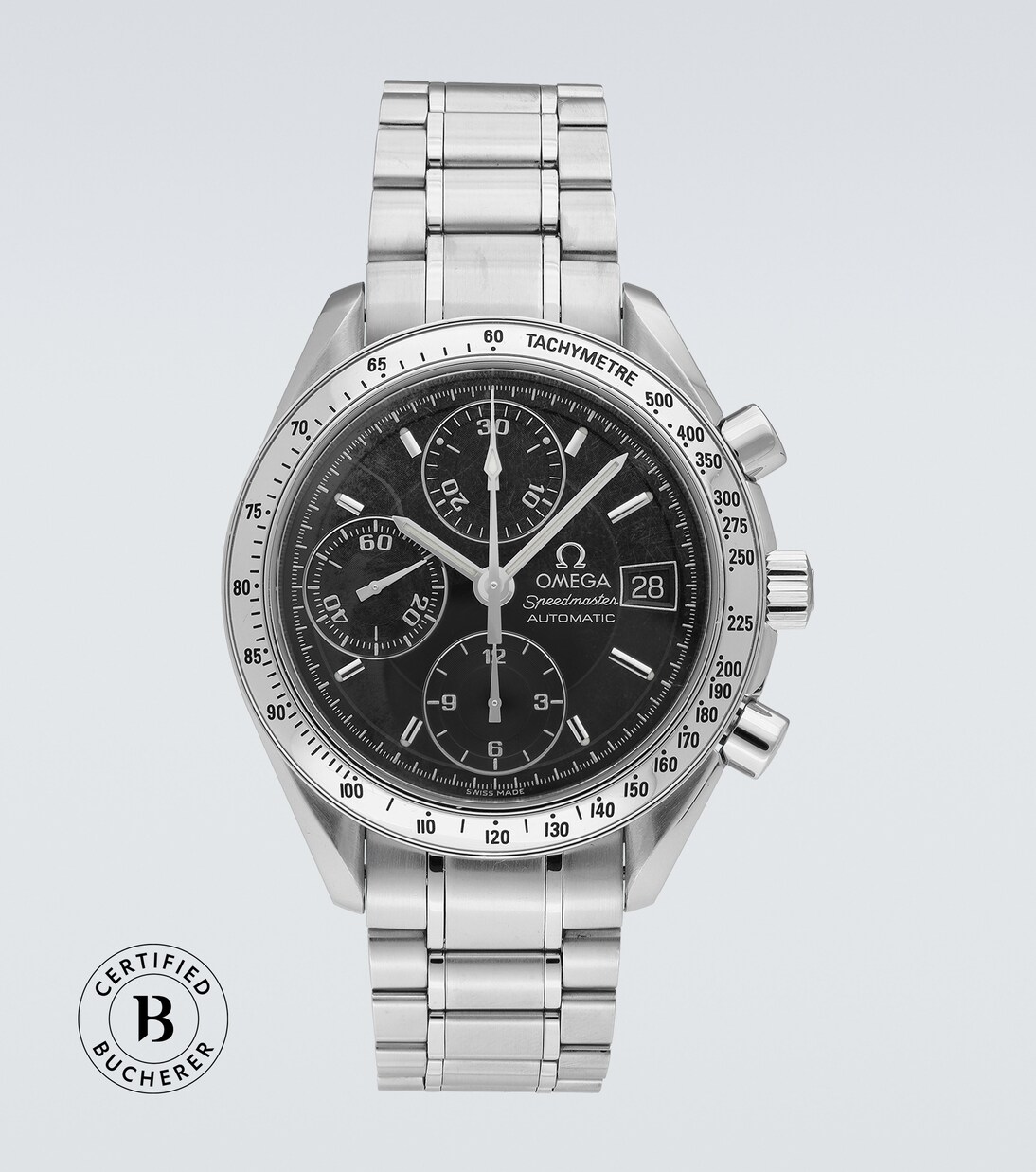 Speedmaster Certified Pre Owned watch in silver Omega Mytheresa