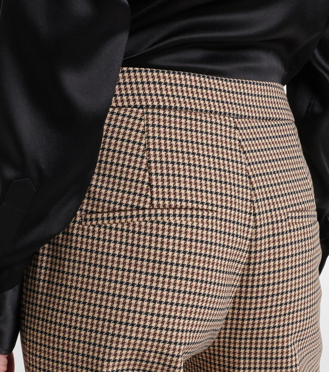 Houndstooth Cropped Pants