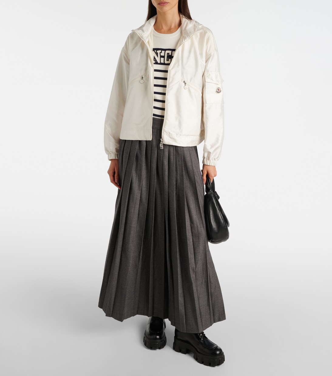 Hemar technical canvas parka in white - Moncler | Mytheresa