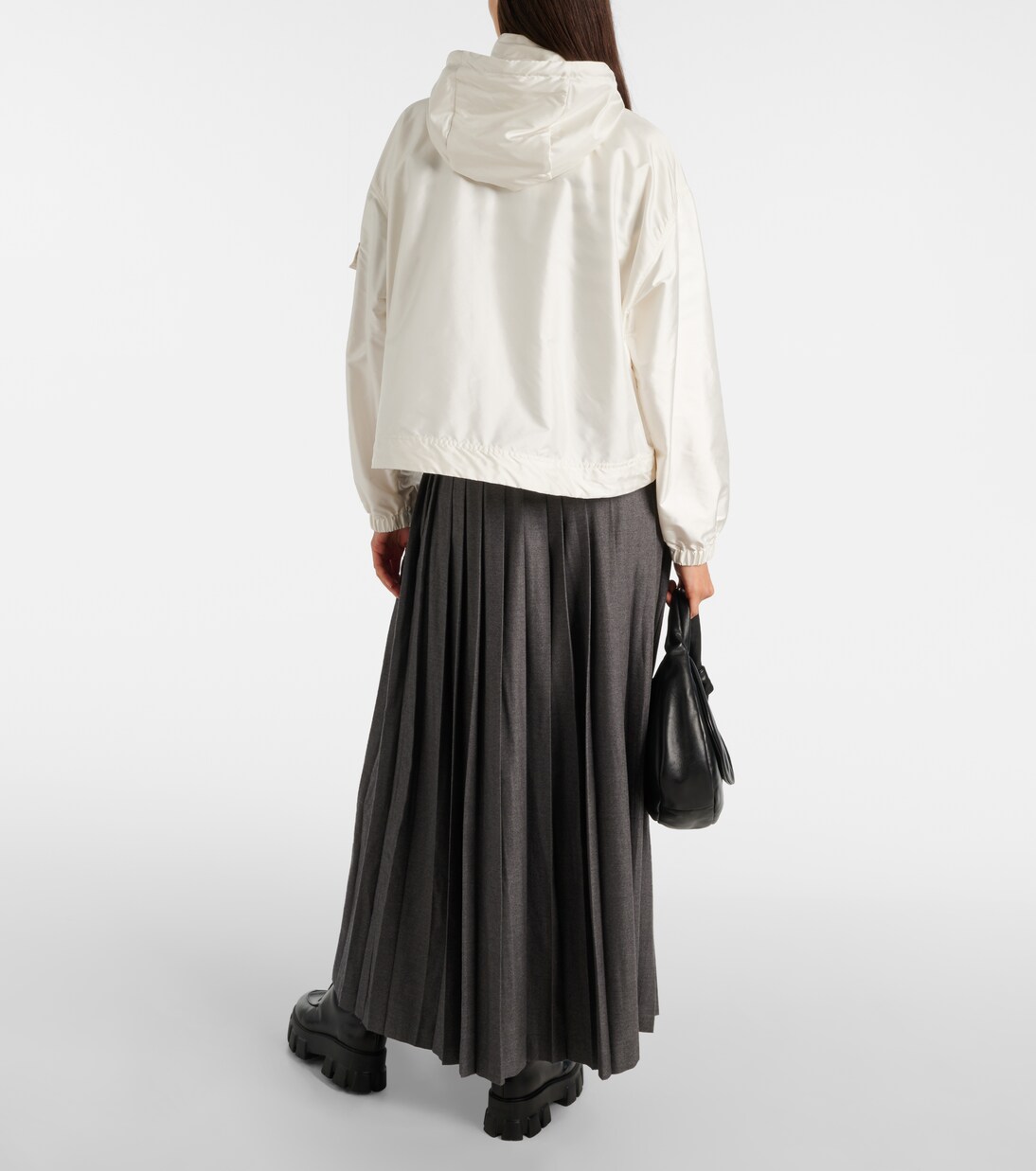 Hemar technical canvas parka in white - Moncler | Mytheresa