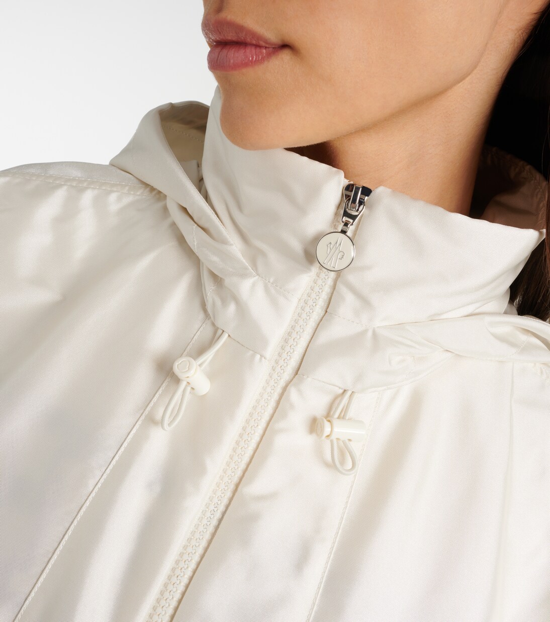 Hemar technical canvas parka in white - Moncler | Mytheresa