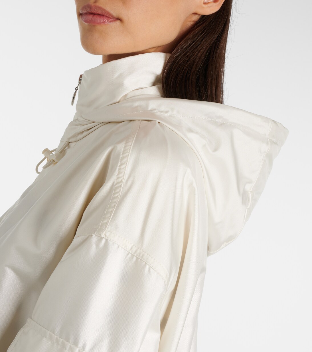 Hemar technical canvas parka in white - Moncler | Mytheresa