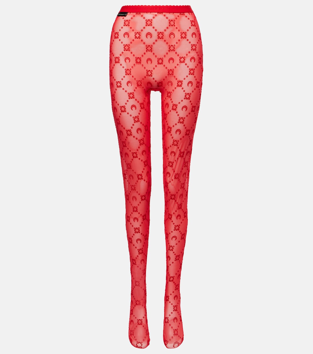 Moonogram mesh tights | Marine Serre