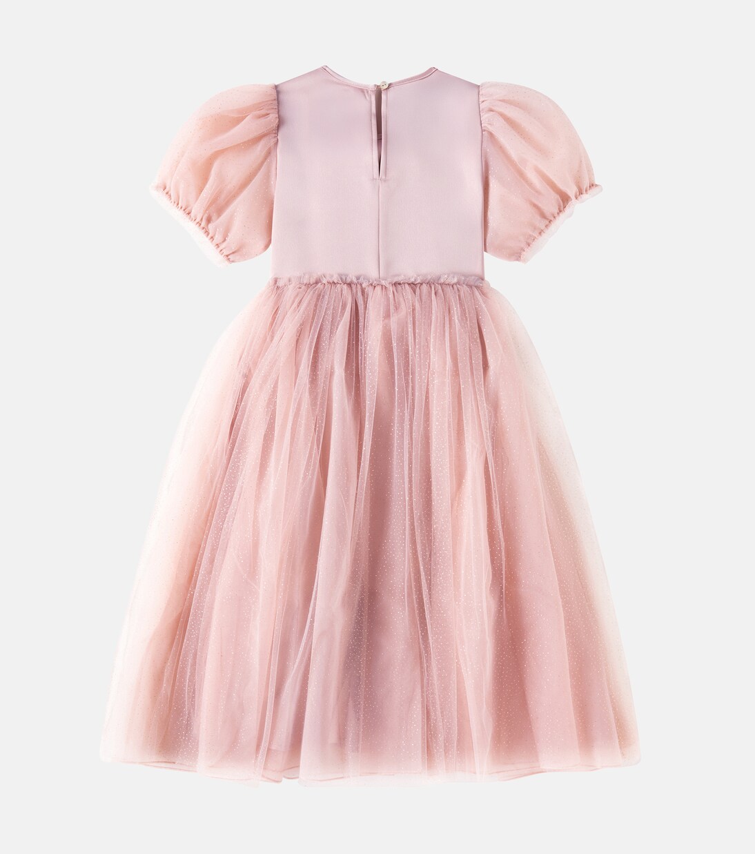 Konges Slojd lila sequins bow dress, sparkling sangria