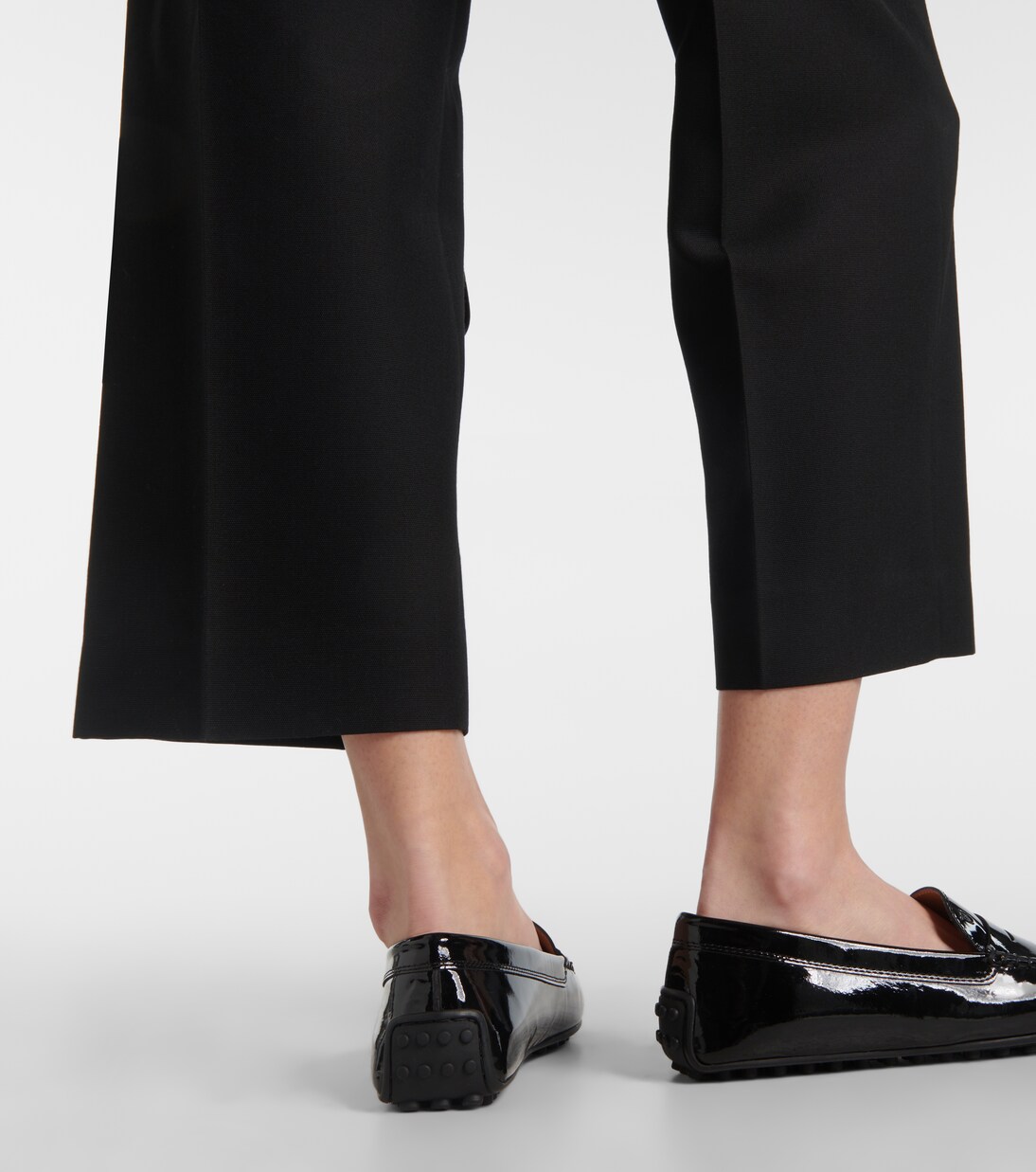 Mokassins City Gommino aus Lackleder in Schwarz - Tods | Mytheresa