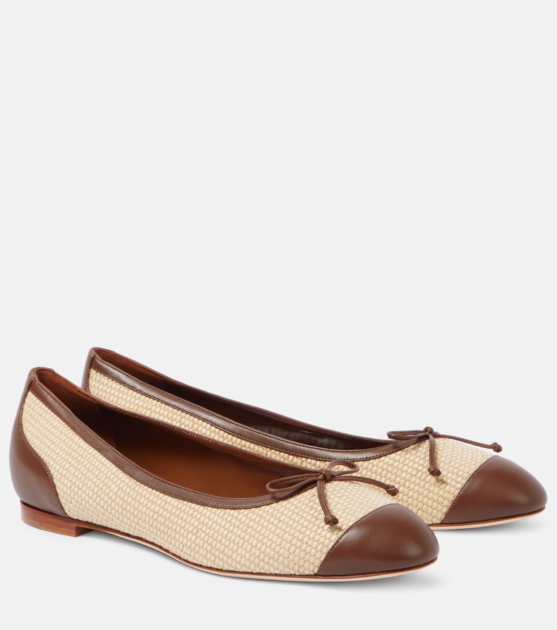 CC 25 Ballet Flat Black Raffia