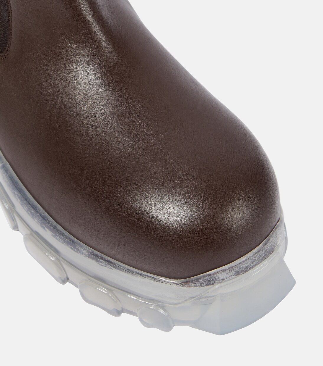 Ankle Boots aus Leder in Braun - Rick Owens | Mytheresa 