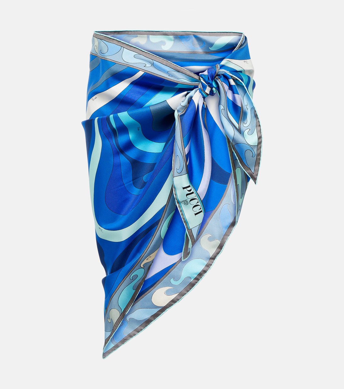 Printed silk twill scarf | Pucci