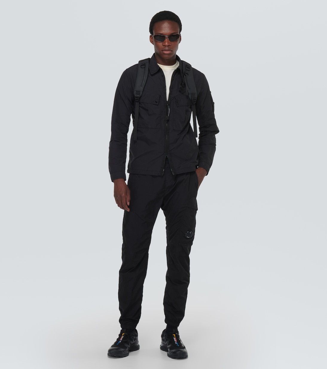 Jacke aus Flatt Nylon in Schwarz - C P Company | Mytheresa