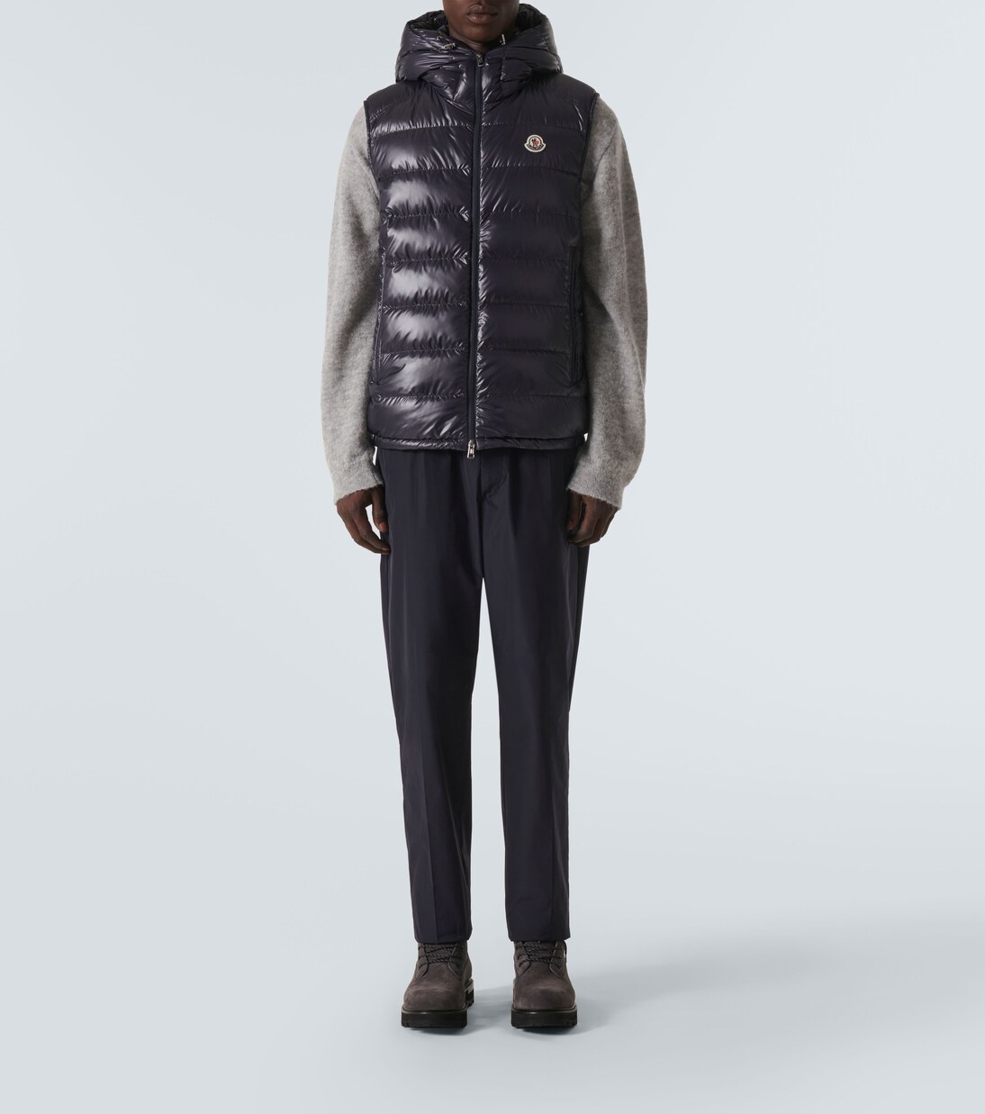 Daunenweste Barant in Blau - Moncler | Mytheresa 