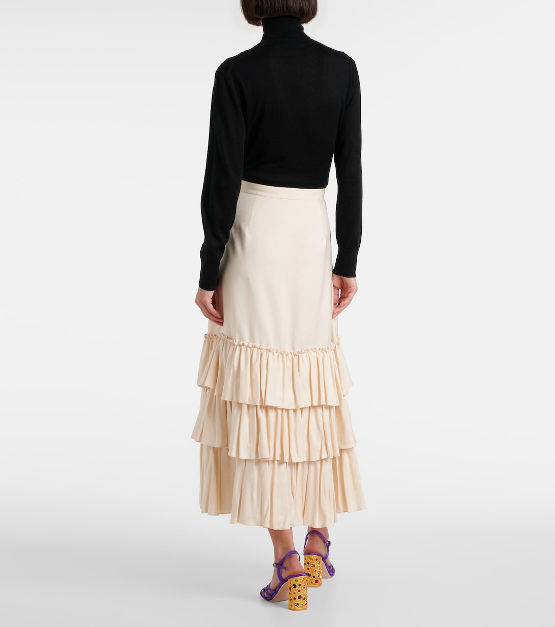 Viellette Maxi Skirt Claret
