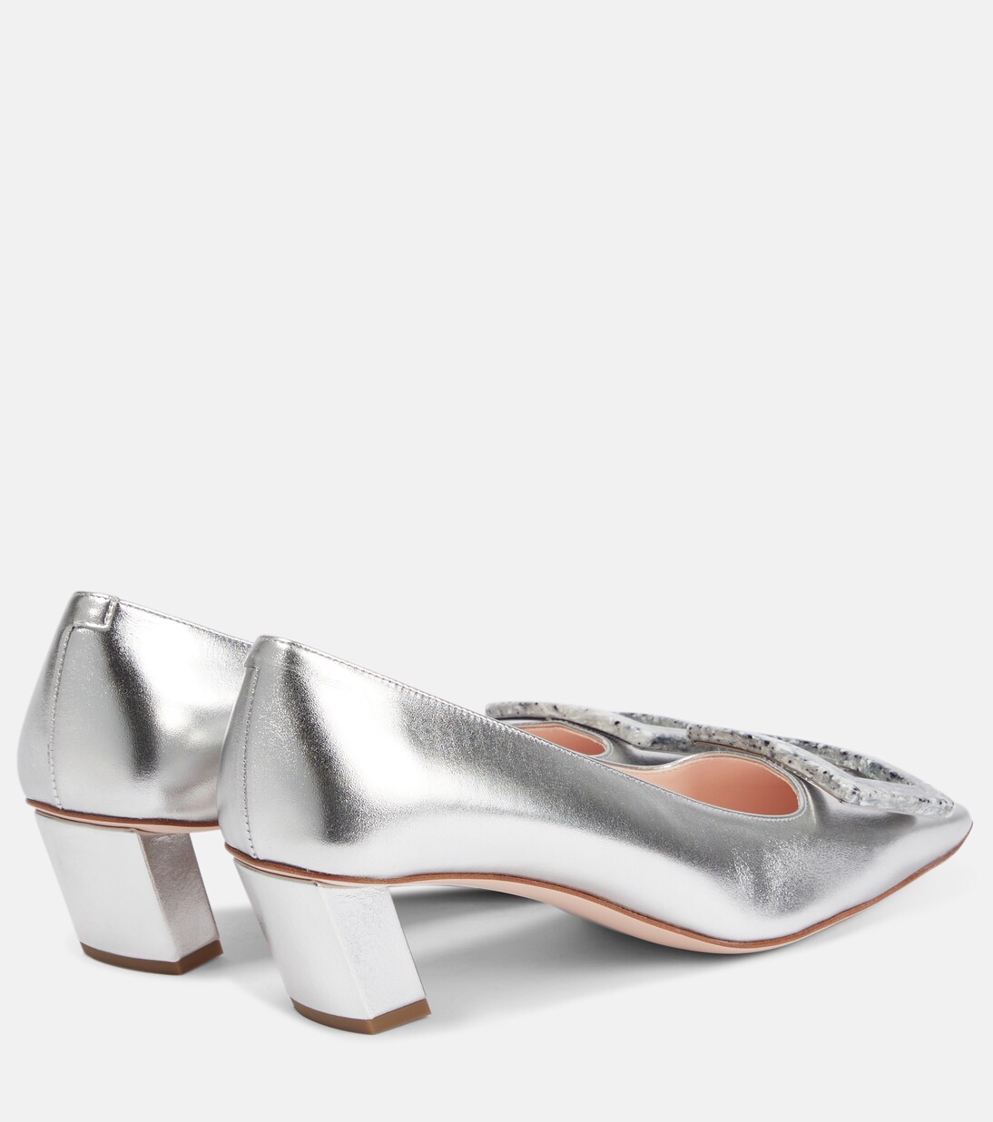 Roger vivier silver shoes hotsell