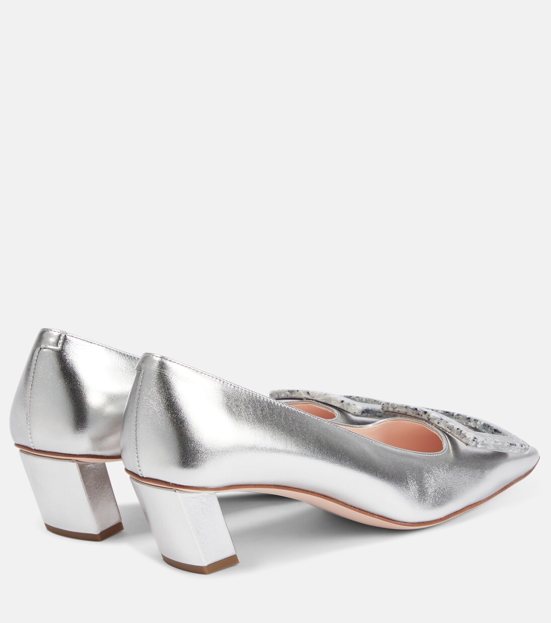 Belle Vivier metallic leather pumps | Roger Vivier