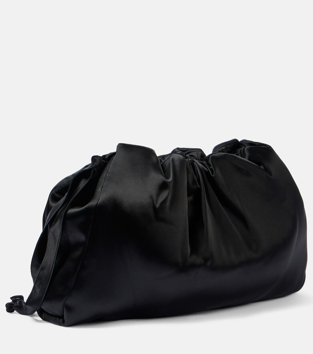 Clutch Large aus Satin in Schwarz - Tove | Mytheresa