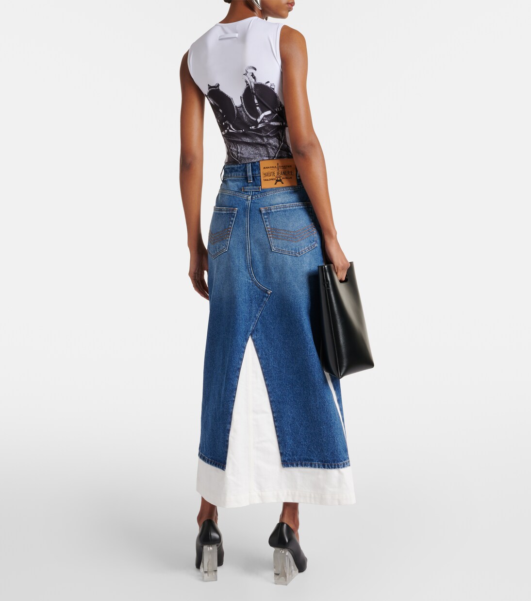 Jean Paul Gaultier Denim Pant Skirt main image 1