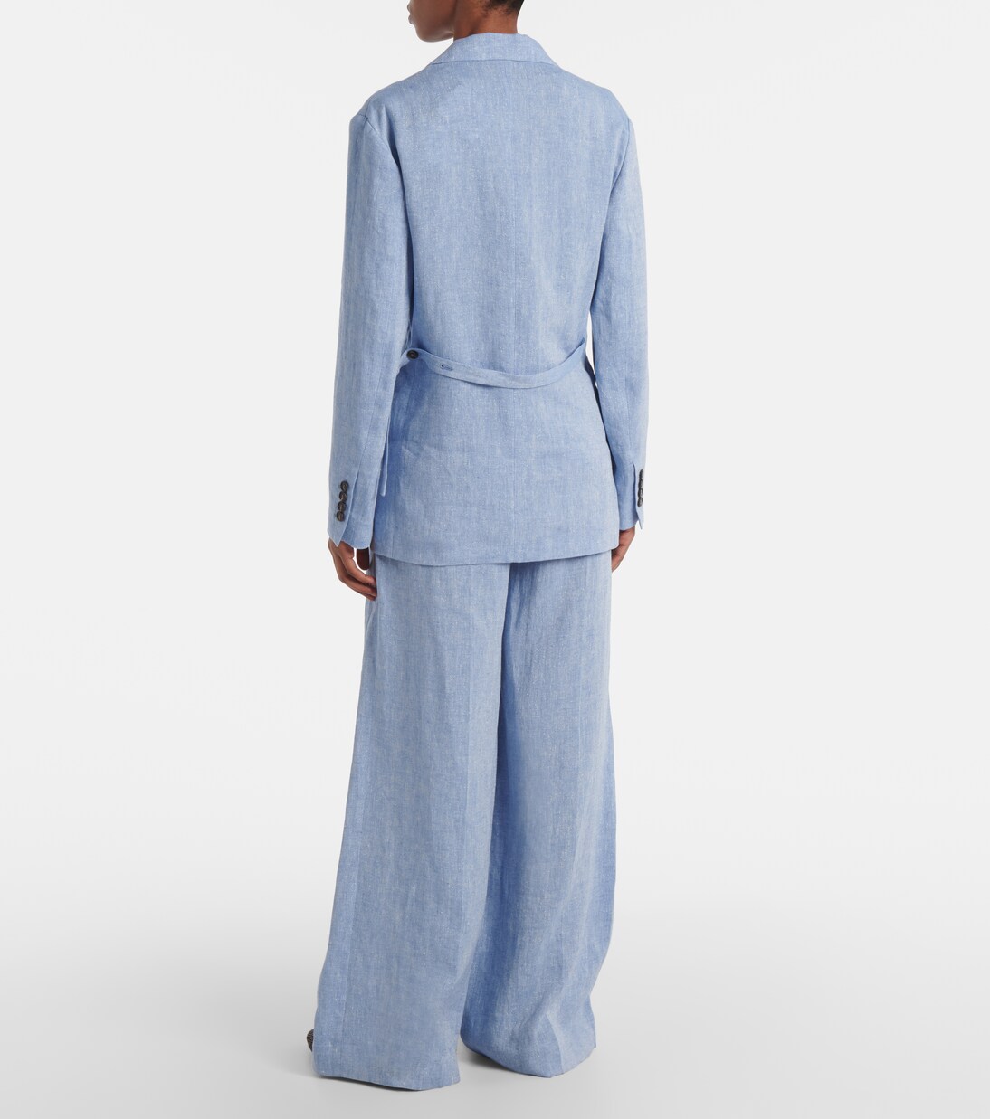 Pastrano Linen Blazer Blue Moon main image 1