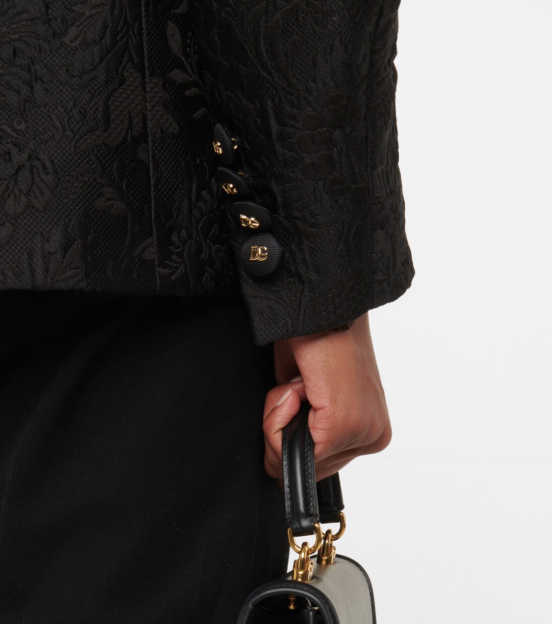 Dolce & Gabbana Black 100% Silk Robe Coat Wrap  Jacket