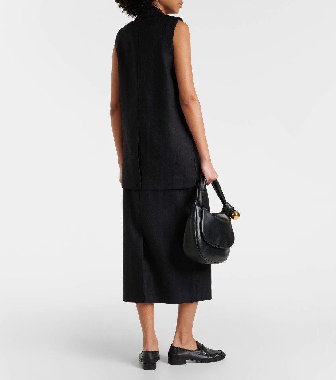 CC Vest Black Wool