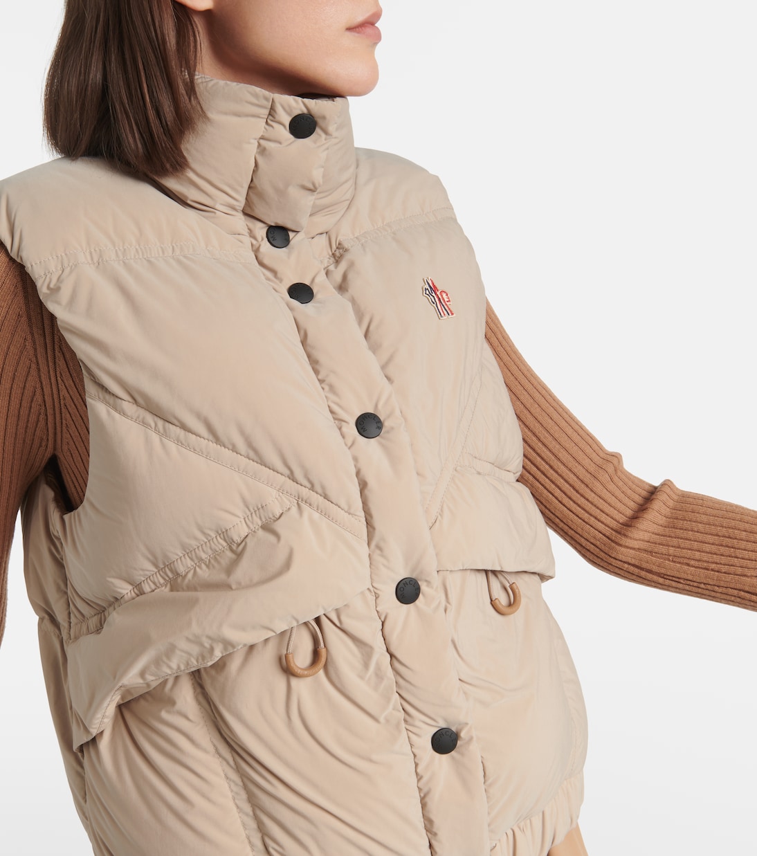Weste Marolies in Beige - Moncler Grenoble | Mytheresa
