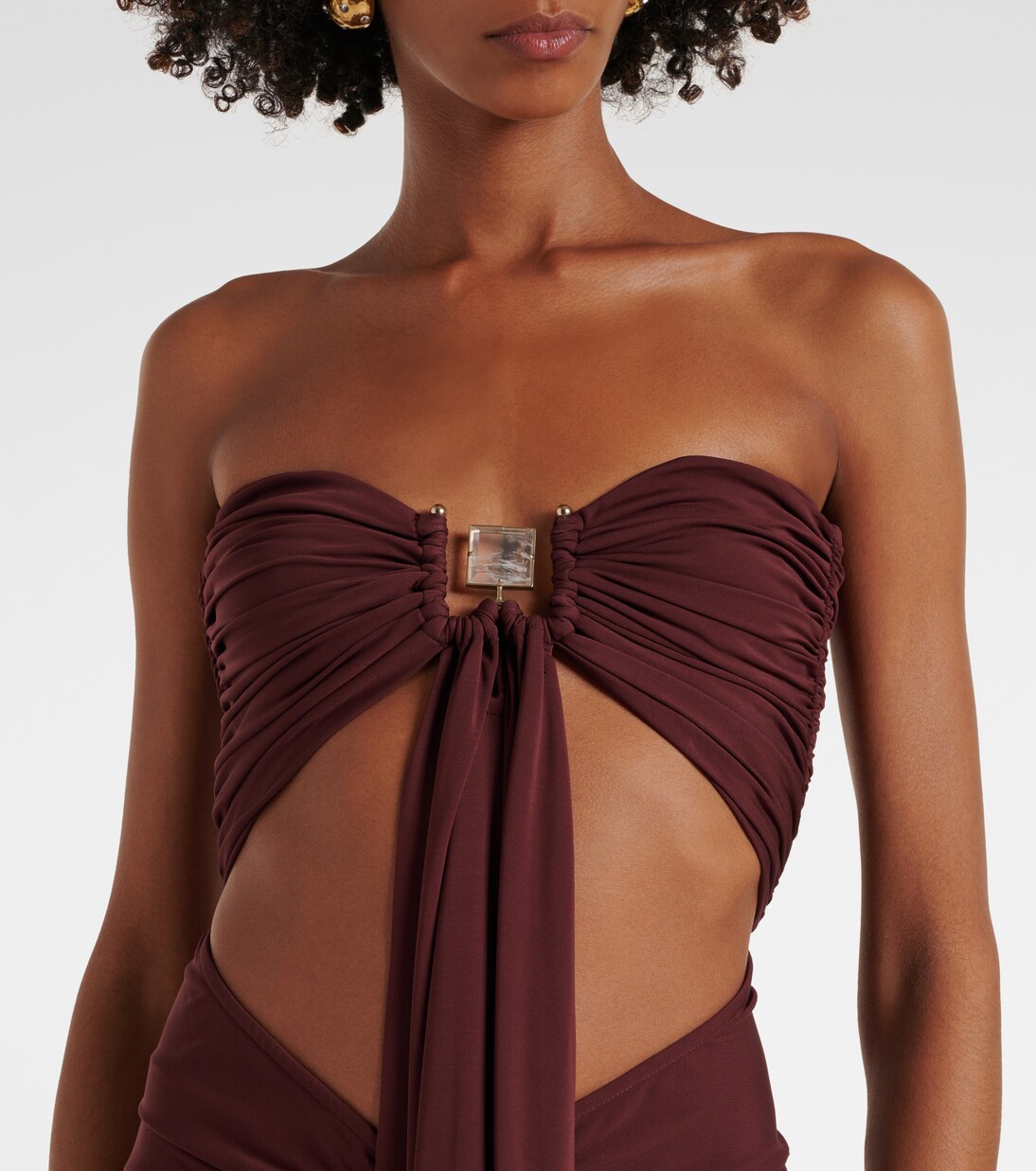 CHRISTOPHER ESBER Borough Strapless Gown (Black)