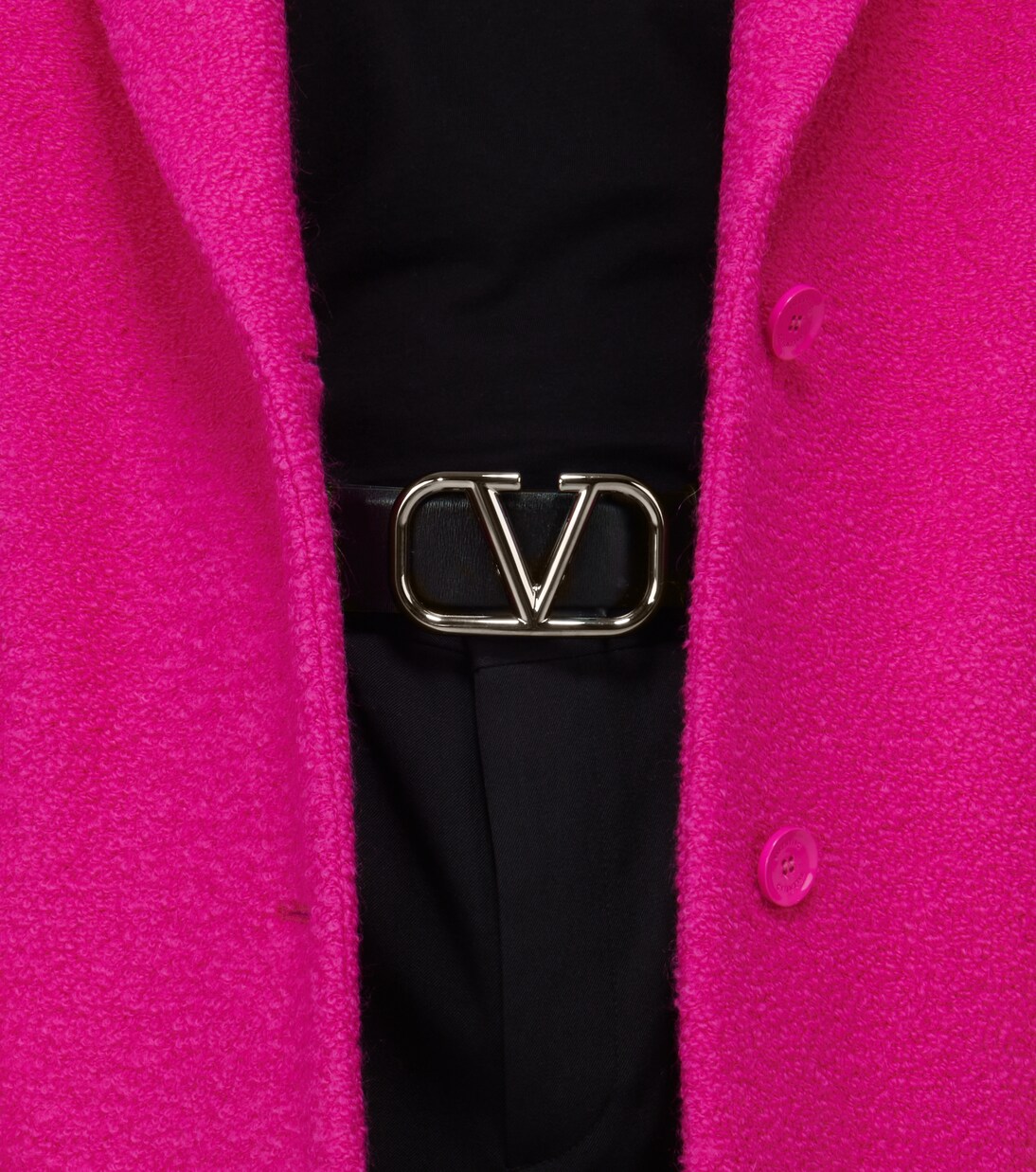 Gürtel VLogo aus Leder in Schwarz - Valentino Garavani | Mytheresa 