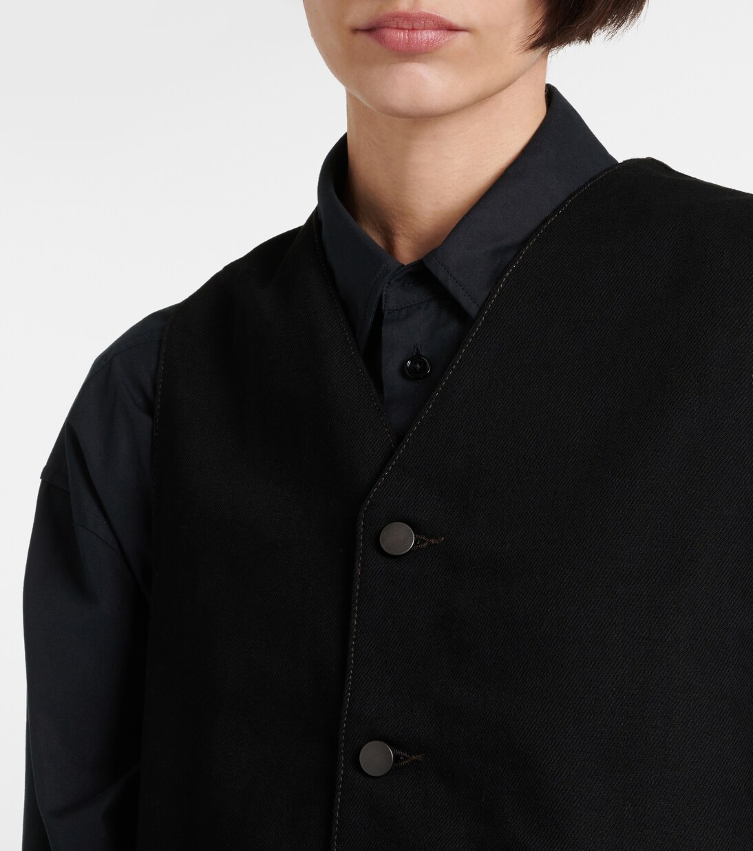 Jeansweste in Schwarz - Lemaire | Mytheresa 