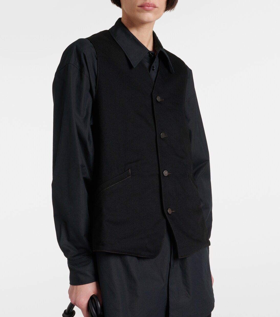 Jeansweste in Schwarz - Lemaire | Mytheresa 