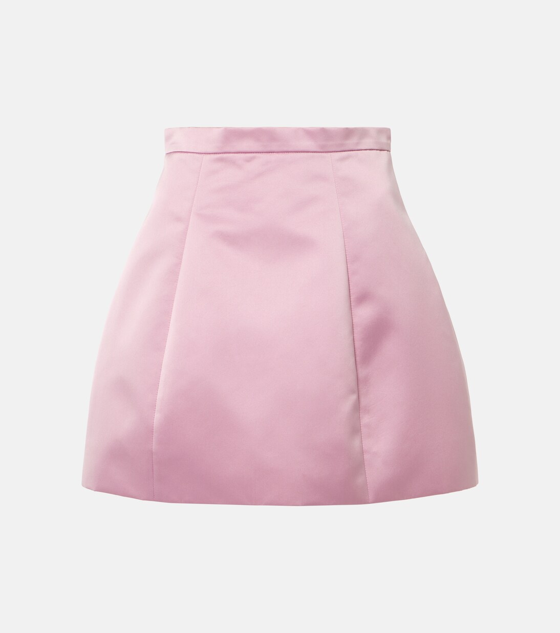 SATIN MAXI SKIRT DOUBLE LABEL LACE_PINK