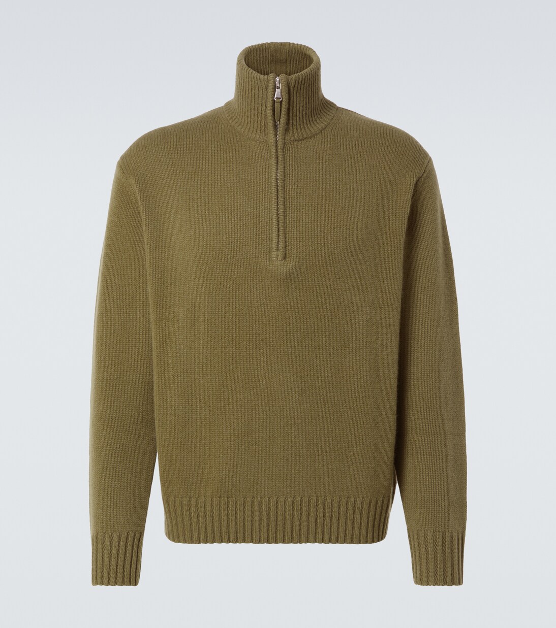 Elite Cashmere Half-Zip Sweater