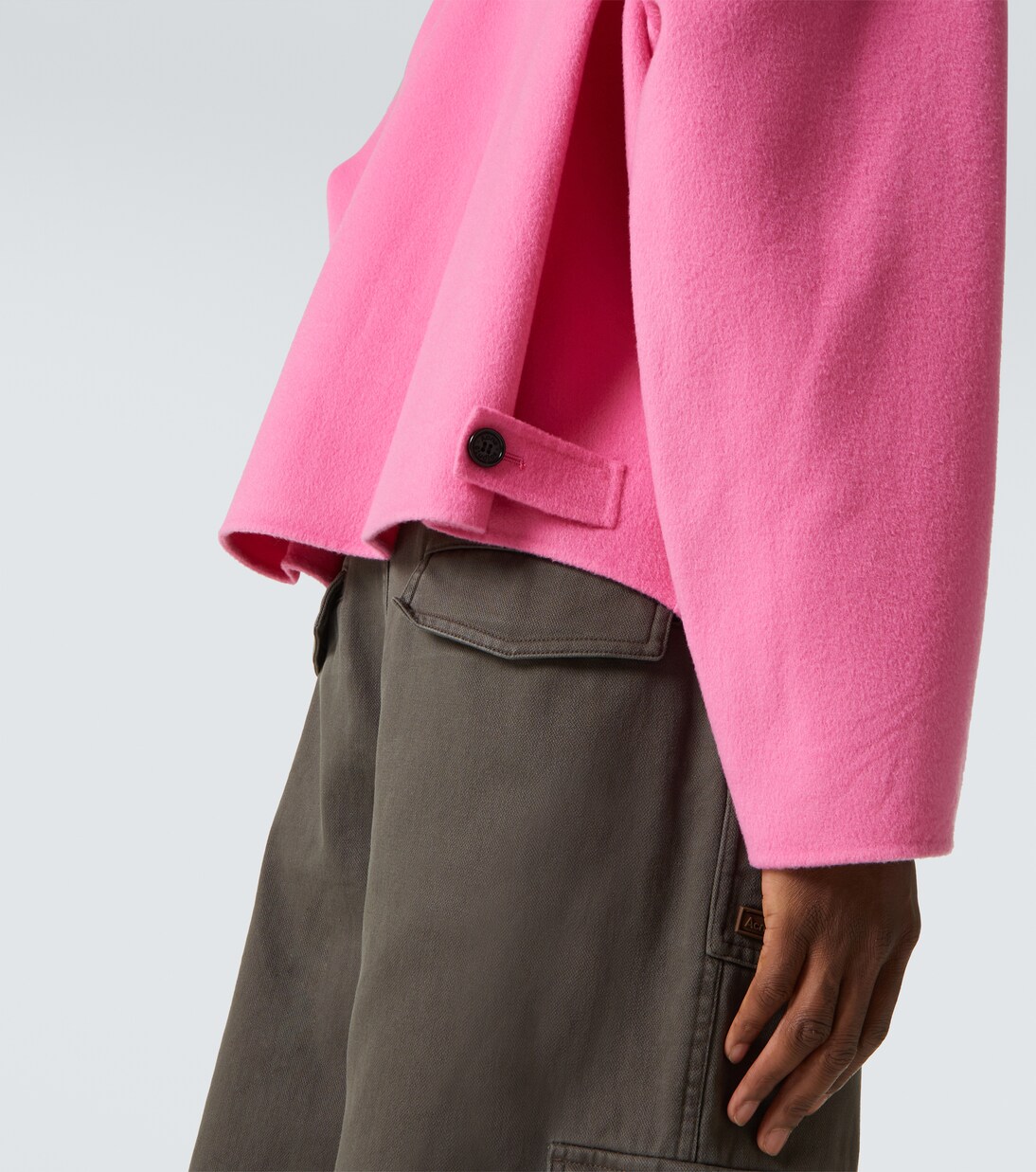 Wool jacket in pink Acne Studios Mytheresa