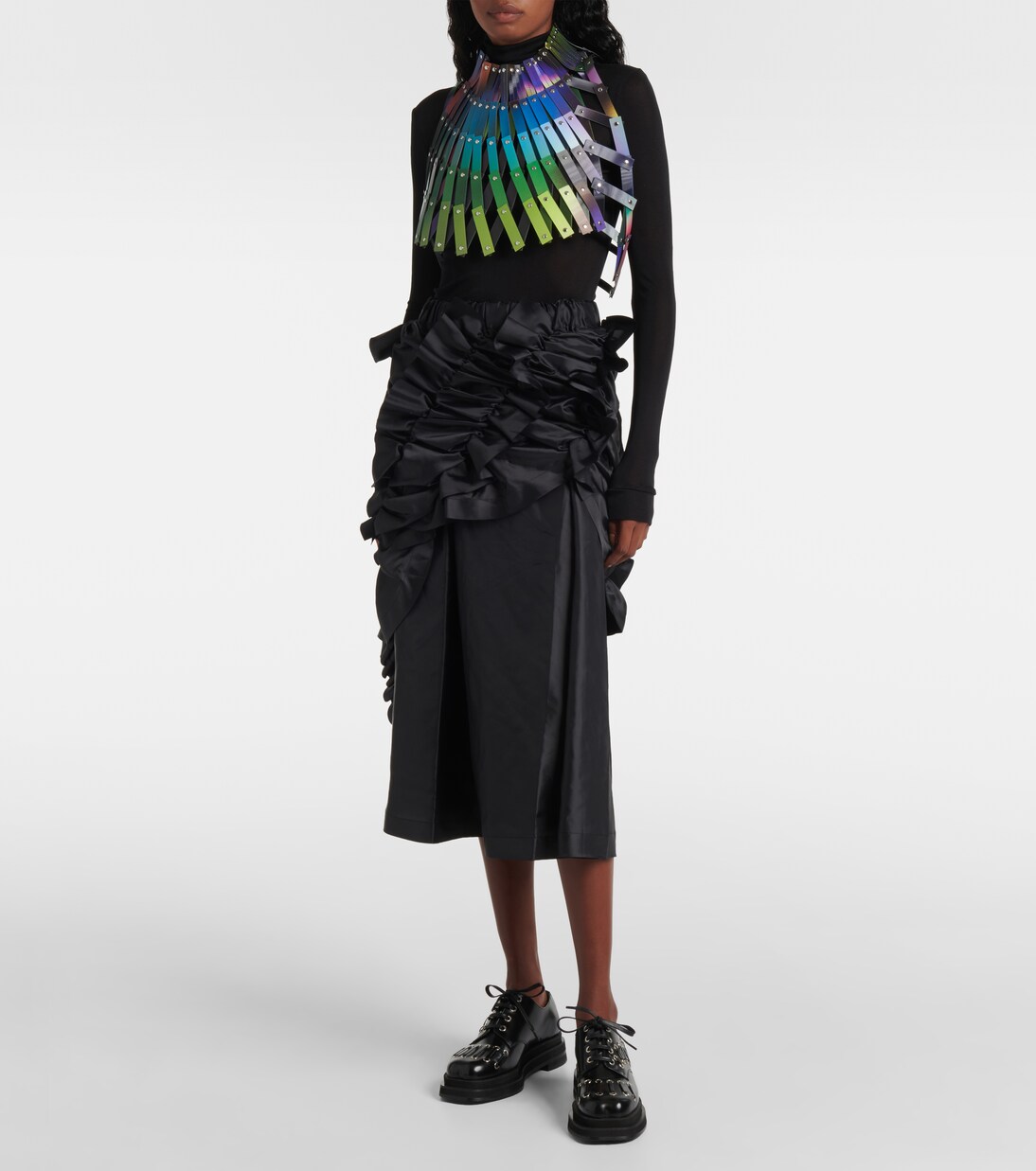 Noir Botanica No. 1 Women's Midi Skirt