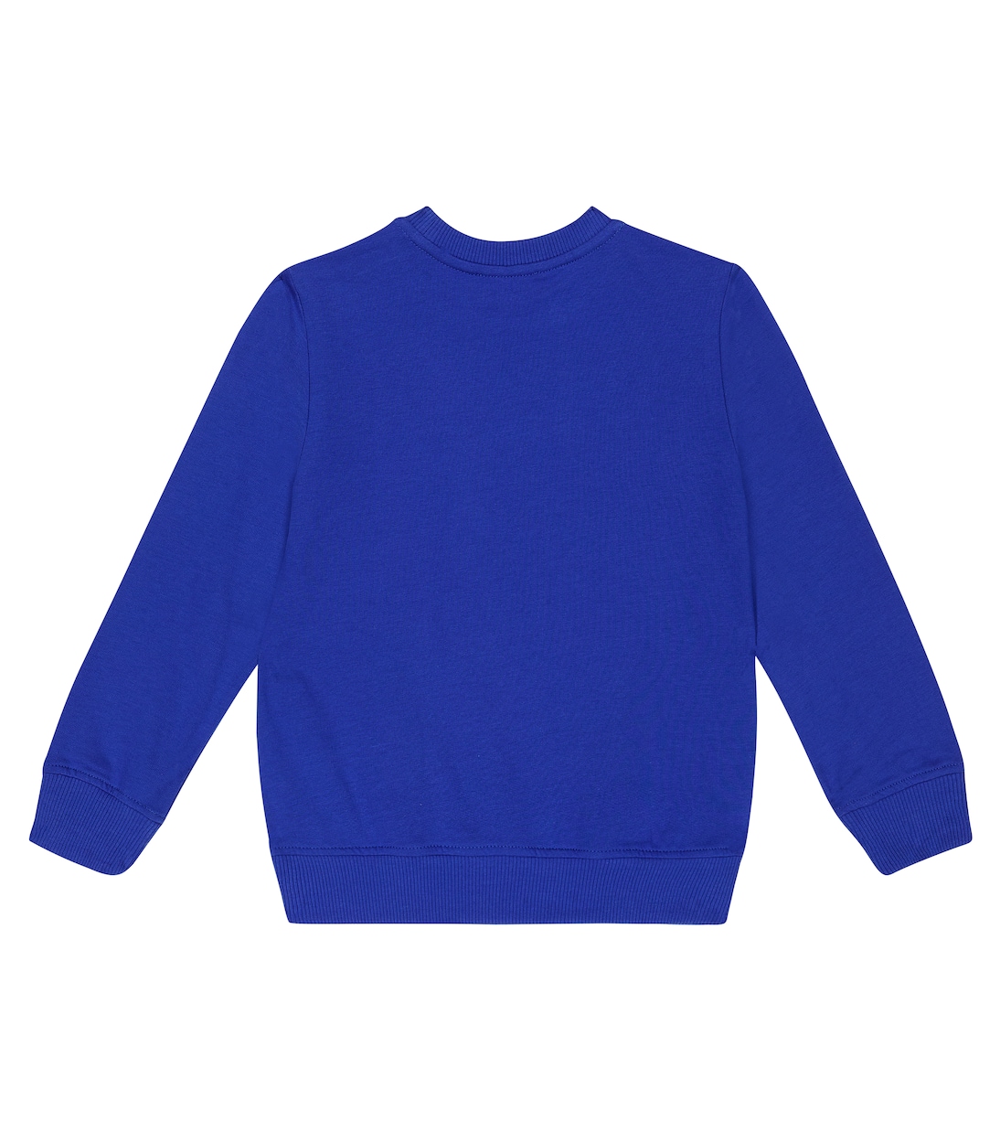 Bedrucktes Sweatshirt aus Baumwolle in Blau - Moschino Kids 