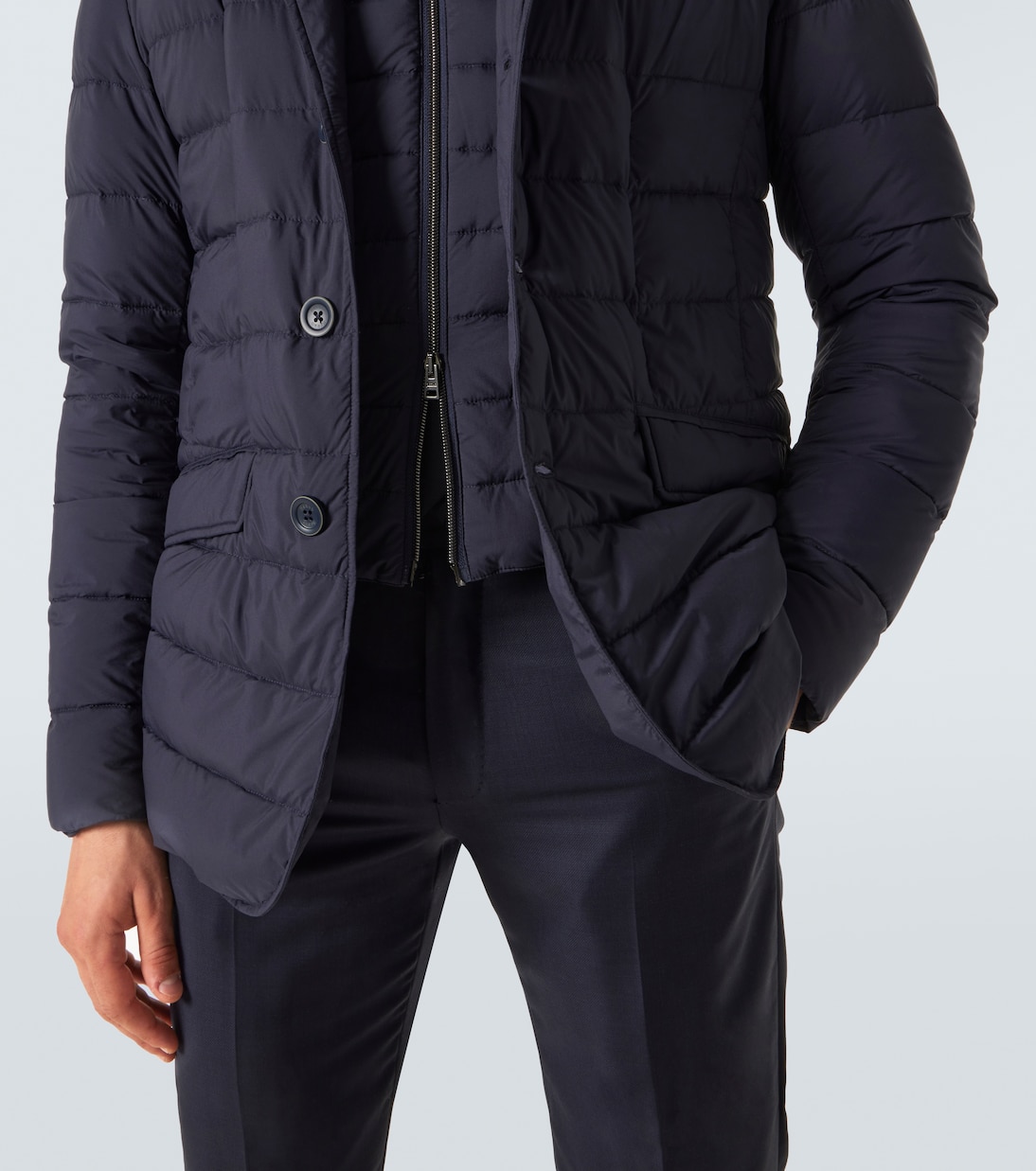Herno layered puffer coat hotsell