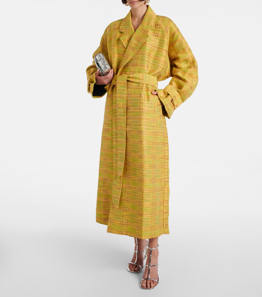 Trench-coat Stella McCartney Stacey - Taille 40 Bleu, Neuf Avec étiquettes