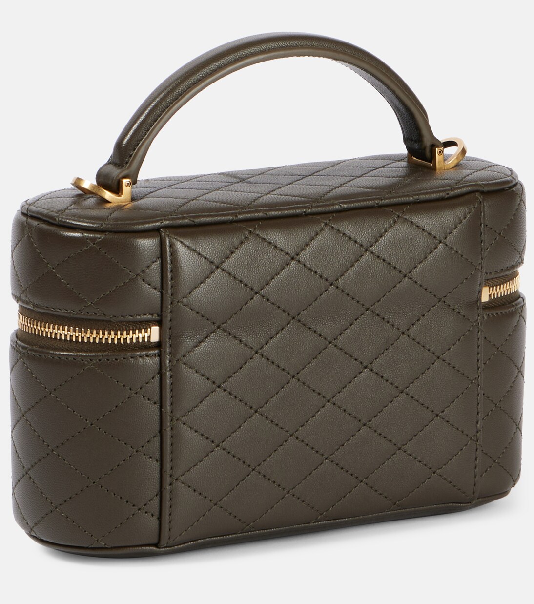 Schultertasche Gaby Mini aus Leder in Braun - Saint Laurent 